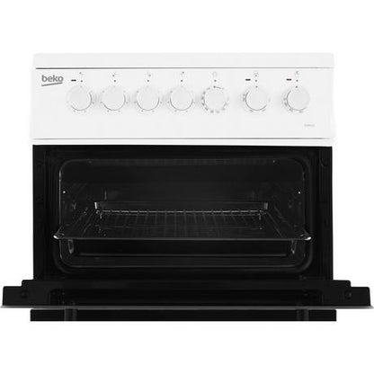 Beko EDP503W 50cm Electric Double Oven with grill Cooker - White - A Energy Rated