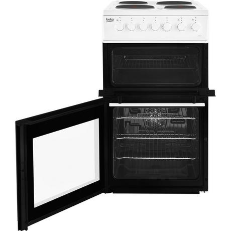 Beko EDP503W 50cm Electric Double Oven with grill Cooker - White - A Energy Rated