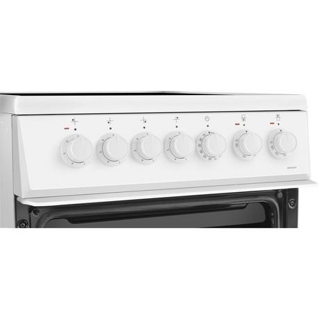 Beko EDVC503W 50cm Double Oven Electric Cooker - White
