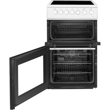Beko EDVC503W 50cm Double Oven Electric Cooker - White
