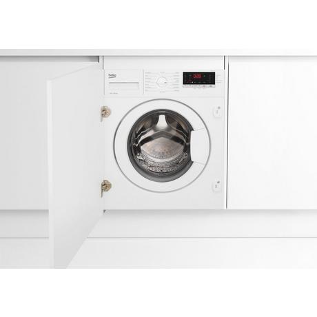 Beko WTIK74151F 7kg 1400 Spin Built In Washing Machine - White - A+++ Energy Rated