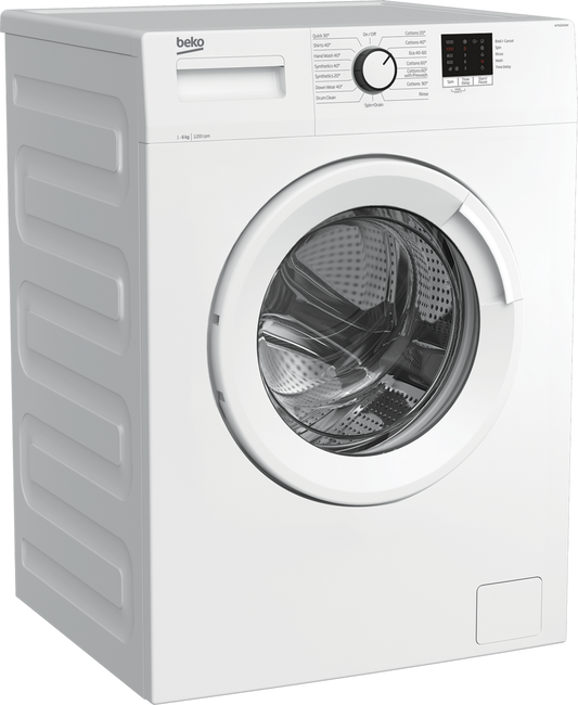 Beko WTK62041W 6kg 1200 Spin Washing Machine - White - A+++ Energy Rated