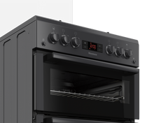 Load image into Gallery viewer, Blomberg GGN65N Black Gas Double Oven Cooker. 3 Year Guarantee
