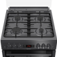 Blomberg GGN65N Black Gas Double Oven Cooker. 3 Year Guarantee