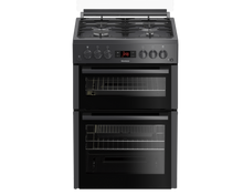Load image into Gallery viewer, Blomberg GGN65N Black Gas Double Oven Cooker. 3 Year Guarantee
