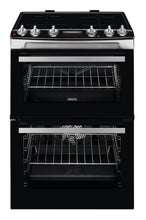 Load image into Gallery viewer, Zanussi ZCI66288XA 60cm Electric Double Oven with Induction Hob
