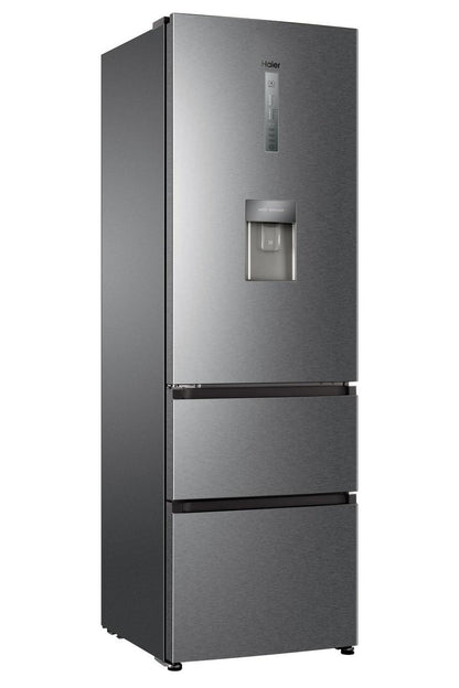Haier HETR3619FWMG 60cm Frost Free 60/40 split Fridge Freezer - Silver