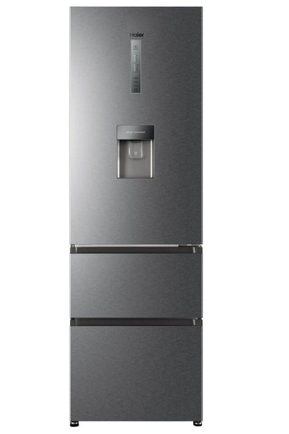 Haier HETR3619FWMG 60cm Frost Free 60/40 split Fridge Freezer - Silver