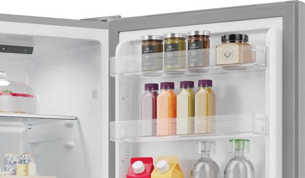 Hoover HVT3CLECKIHS-1 55cm 50/50 Low Frost Fridge Freezer - Silver