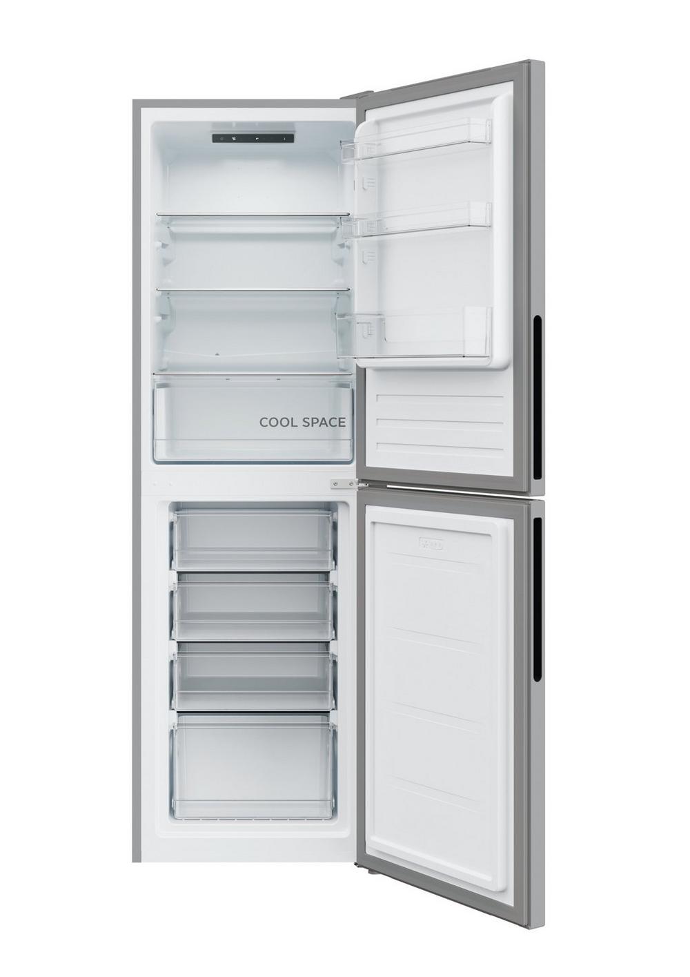 Hoover HVT3CLECKIHS-1 55cm 50/50 Low Frost Fridge Freezer - Silver