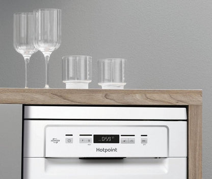 Hotpoint HSFCIH4798FS Slimline Dishwasher - White - A++ Energy Rated