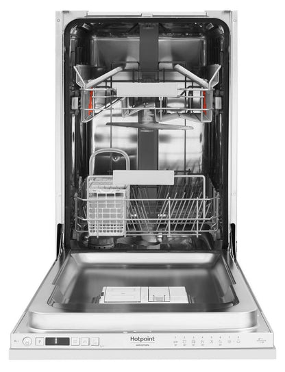 Hotpoint HSICIH4798BI Integrated Slimline Dishwasher - Stainless Steel - A++ Energy Rated