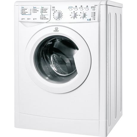 INDESIT IWDC65125UKN WHITE 6/5kg LOAD 1200 SPIN WASHER DRYER