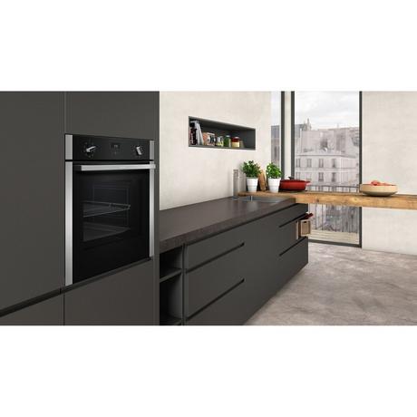 Neff B1ACE4HN0B Electric CircoTherm® Single Oven - Black/Steel