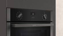 Load image into Gallery viewer, Neff B3ACE4HG0B 59.4cm Built In Electric Single Oven - Black with Graphite Trim
