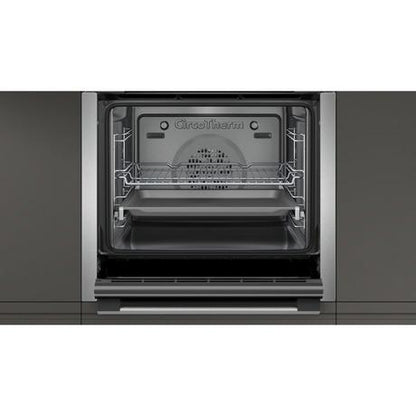 Neff B3ACE4HNOB Slide & Hide Door S/Steel Single Oven