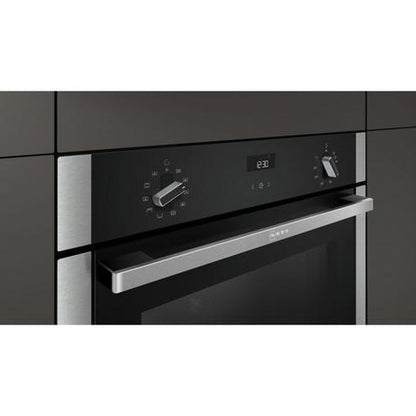 Neff B3ACE4HNOB Slide & Hide Door S/Steel Single Oven