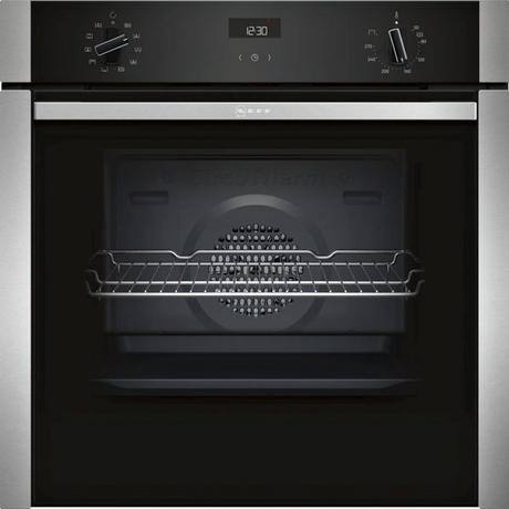 Neff B3ACE4HNOB Slide & Hide Door S/Steel Single Oven