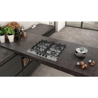 Neff T26DS49N0 4 Burner Gas Hob Stainless Steel