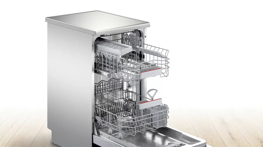 Bosch  SPS4HKI45G  Series 4 Free-standing dishwasher 45 cm silver inox