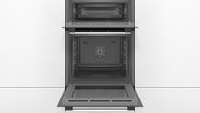 Load image into Gallery viewer, Bosch MBS533BS0B Built In Electric Double Oven with 3D Hot Air - Stainless Steel

