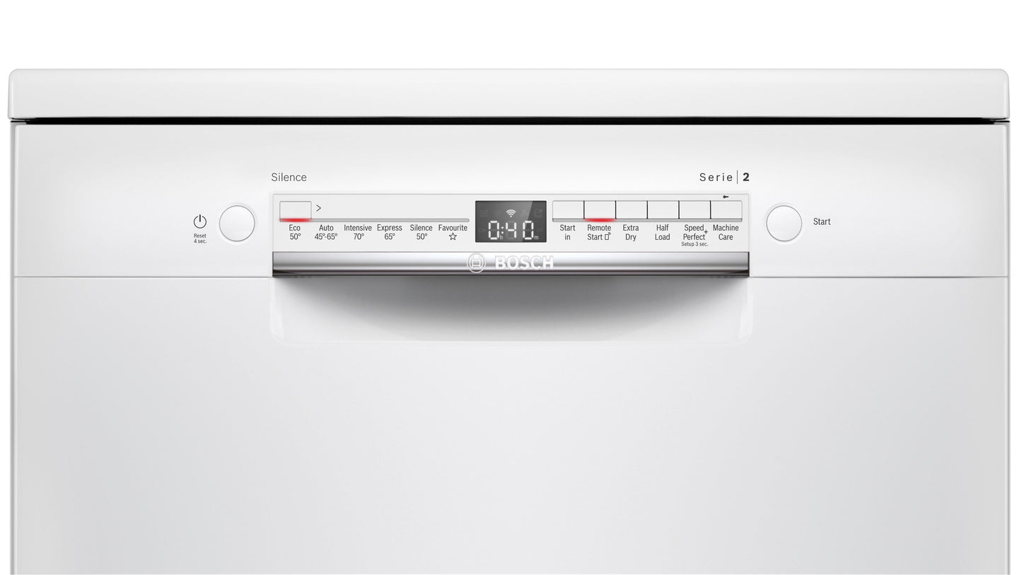 Bosch SMS2HVW64G Serie 2, Free-standing dishwasher, 60 cm, White