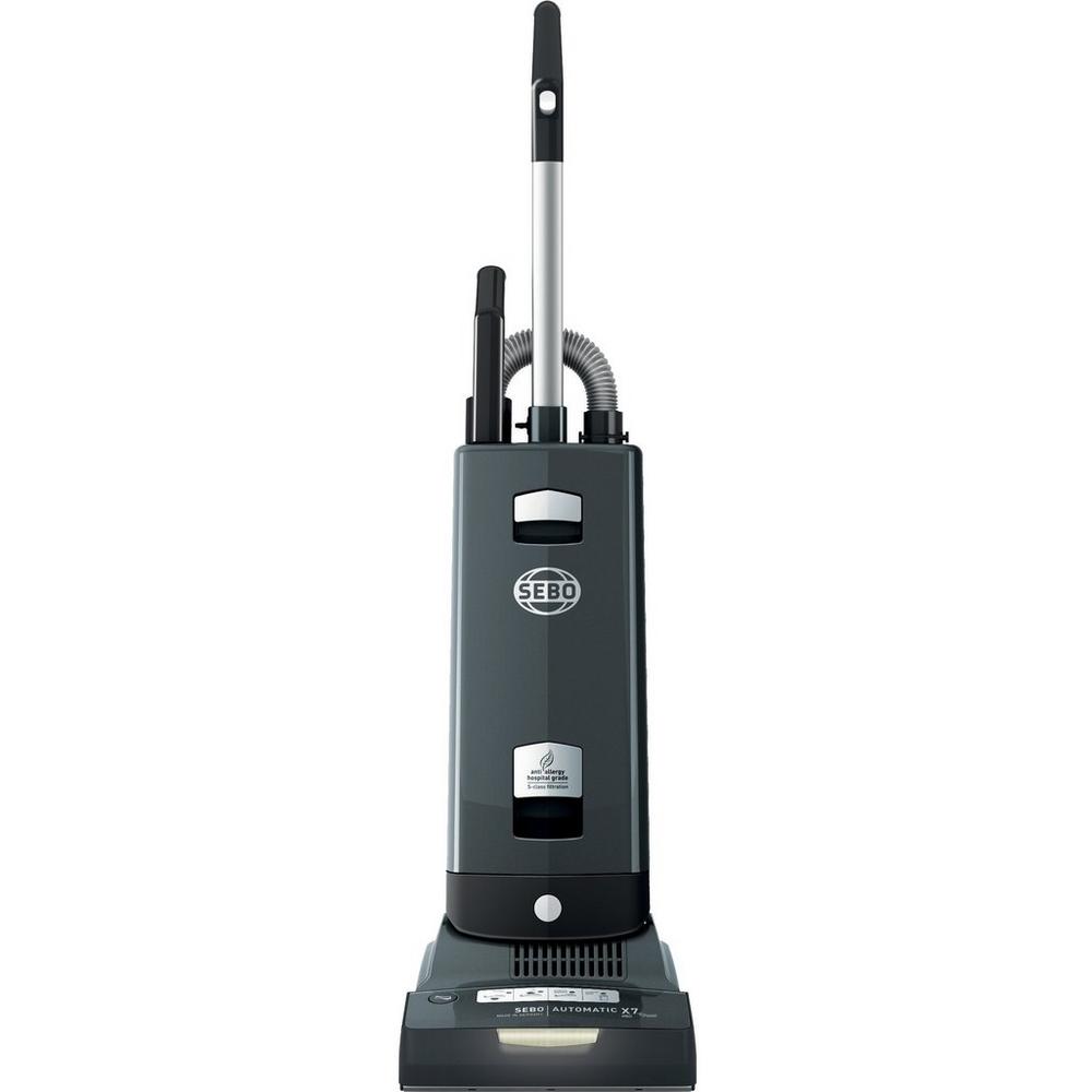 Sebo 91533GB Automatic X7 Pro ePower Bagged Upright Vacuum Cleaner - Dark Grey/Silver