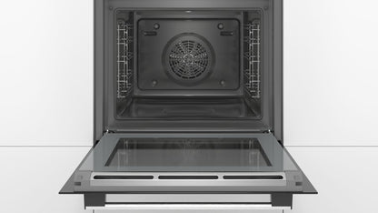 Bosch HRS574BS0B Serie 4 Pyrolytic Multifunction Single Oven