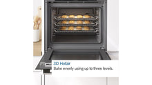 Load image into Gallery viewer, Bosch HRS574BS0B Serie 4 Pyrolytic Multifunction Single Oven
