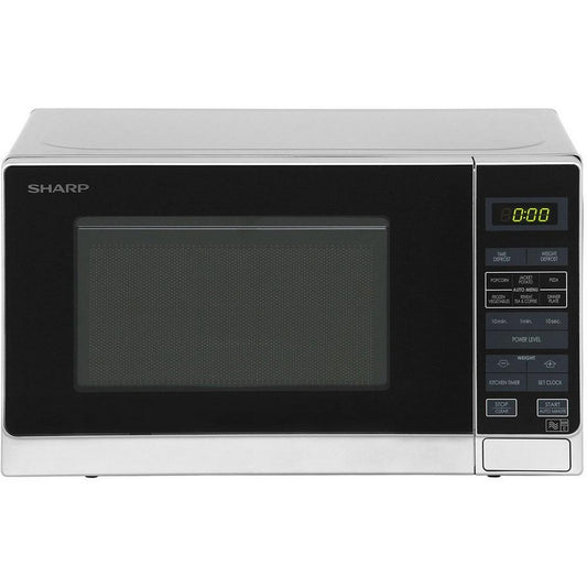 Sharp R272SLM 20 Litre Solo Microwave - Silver