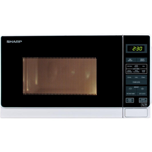 Sharp R272WM 20 Litre Solo Microwave - White