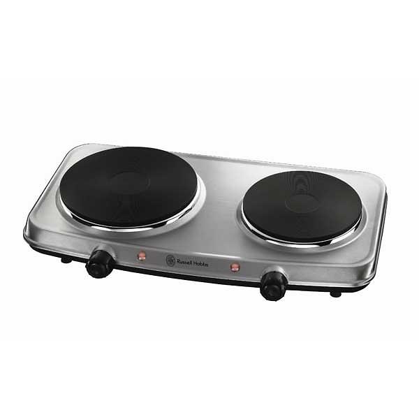 Russell Hobbs 15199 Double Hot Plate Stainless Steel