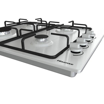 Hisense GM642XHS 58cm Gas Hob - Stainless Steel