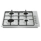 Hisense GM642XSUK 58cm Gas Hob - Stainless Steel