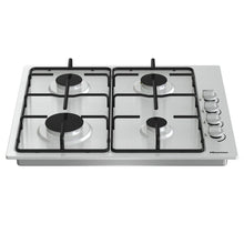 Load image into Gallery viewer, Hisense GM642XSUK 58cm Gas Hob - Stainless Steel
