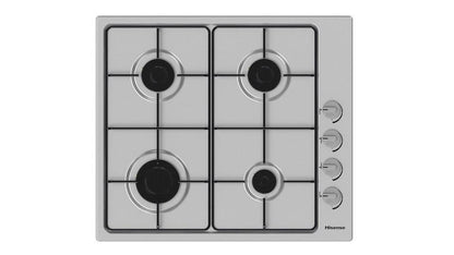 Hisense GM642XHS 58cm Gas Hob - Stainless Steel