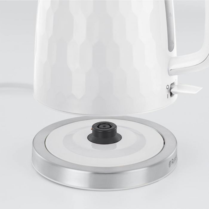 Russell Hobbs 26050 Honeycomb 1.7L Cordless 3000W Kettle - White