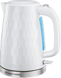 Russell Hobbs 26050 Honeycomb 1.7L Cordless 3000W Kettle - White