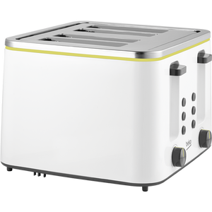 Beko TAM4341W 4 Slice Toaster - White