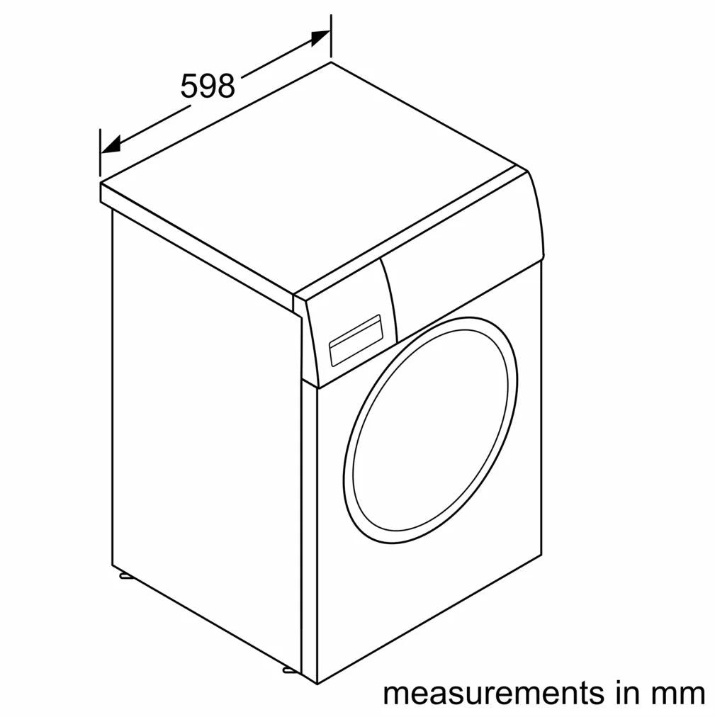 Bosch WGG254ZSGB Serie 6 Washing machine 10 kg, 1400 rpm Silver Inox