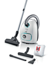 Load image into Gallery viewer, Bosch BGBS4HYGGB Serie 4 ProHygienic 600W 6kg Cylinder Vacuum Cleaner - White

