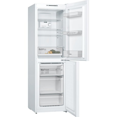Bosch KGN34NWEAG Frost Free Fridge Freezer - White - A++ Energy Rated
