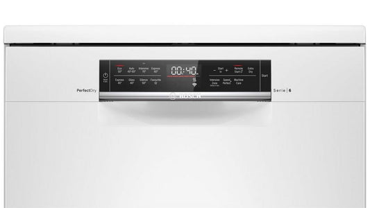 Bosch SMS6ZDW48G Full Size Dishwasher - White - 5 Year Guarantee