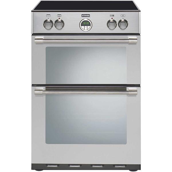 Stoves Sterling 600MFTi 60cm Electric Induction Double Oven Cooker 444443706