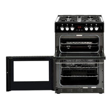 Load image into Gallery viewer, Belling Cookcentre 60G Blk Black Gas Double Oven Cooker. 444410824

