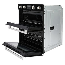Load image into Gallery viewer, Belling BI703MFCBLK Black Built-Under Electric Double Oven
