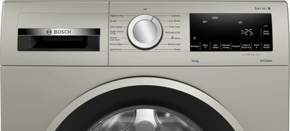 Bosch WGG254ZSGB Serie 6 Washing machine 10 kg, 1400 rpm Silver Inox