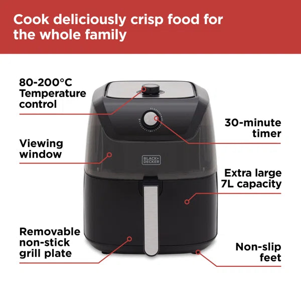 Black & Decker BXAF17073GB 7Lt. Air Fryer