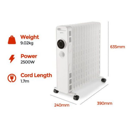 Igenix IG2625 2.5Kw Oil Filled Radiator