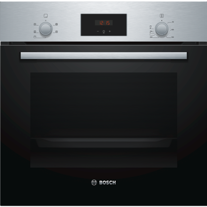 Bosch HHF113BR0B S/Steel 3D Hot Air Fan Assisted Single Oven